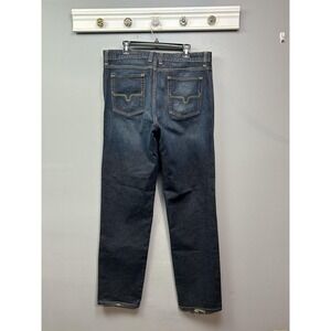 Watson Jeans Mens 38x36 Blue Dark Wash Straight Leg Made In USA Denim Workwear